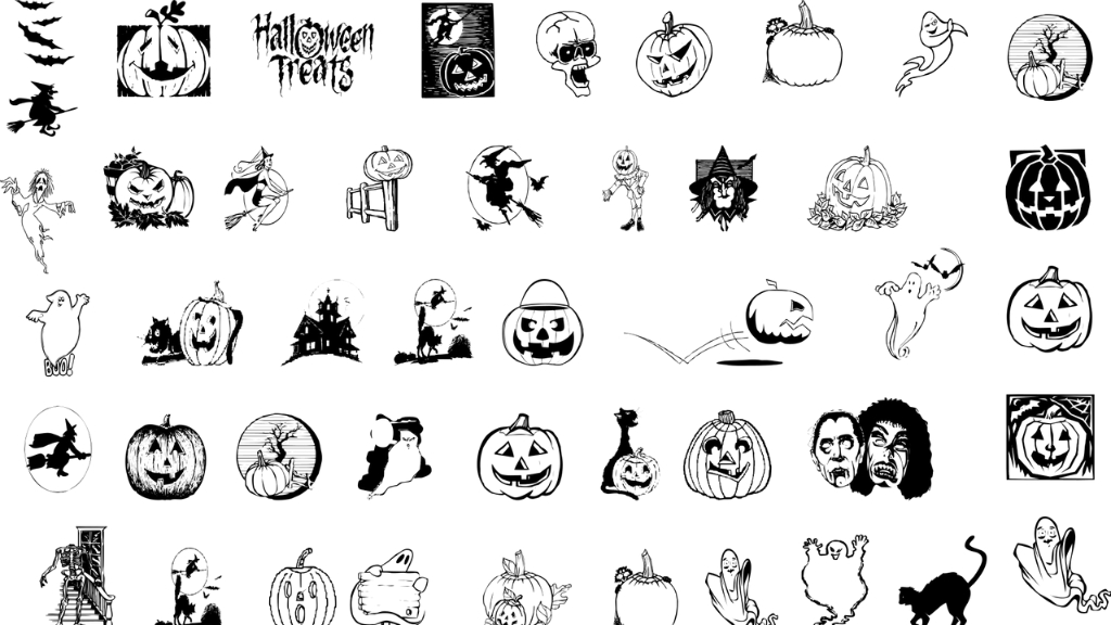 dibuixos i manualitats halloween