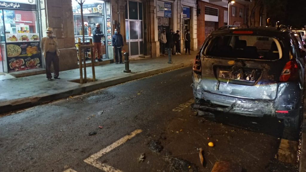 cotxe cremat desnonament raval