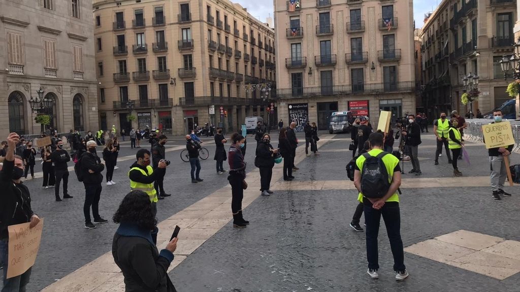 protesta escape room plaça sant jaume