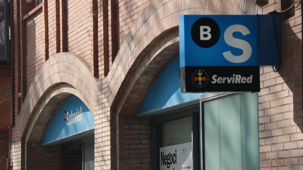 oficina tancada Banc Sabadell Barcelona