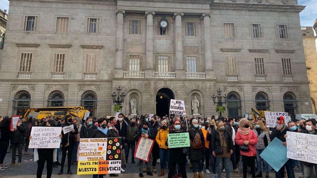 protesta treballadors bingos i casinos