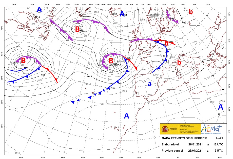 Frente ativa associada a #Justine