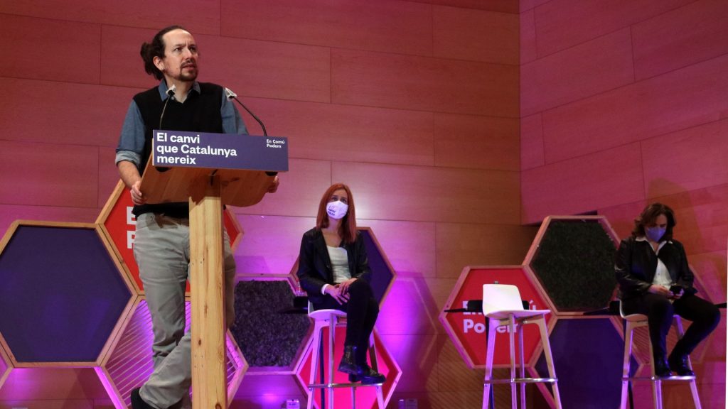 En Comú Podem fa gala del govern a Barcelona en l'acte central de campanya pel 14-F | campanya electoral, eleccions Catalunya 2021, En Comú Podem