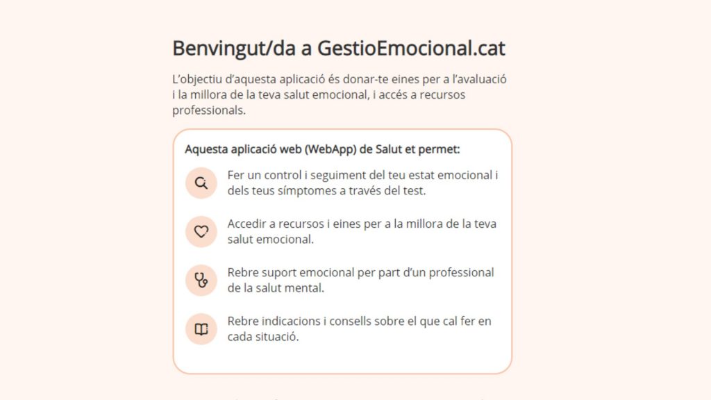 Una aplicació de Salut adaptada a menors i sanitaris els ofereix suport emocional | aplicacions, Departament de Salut, salut mental
