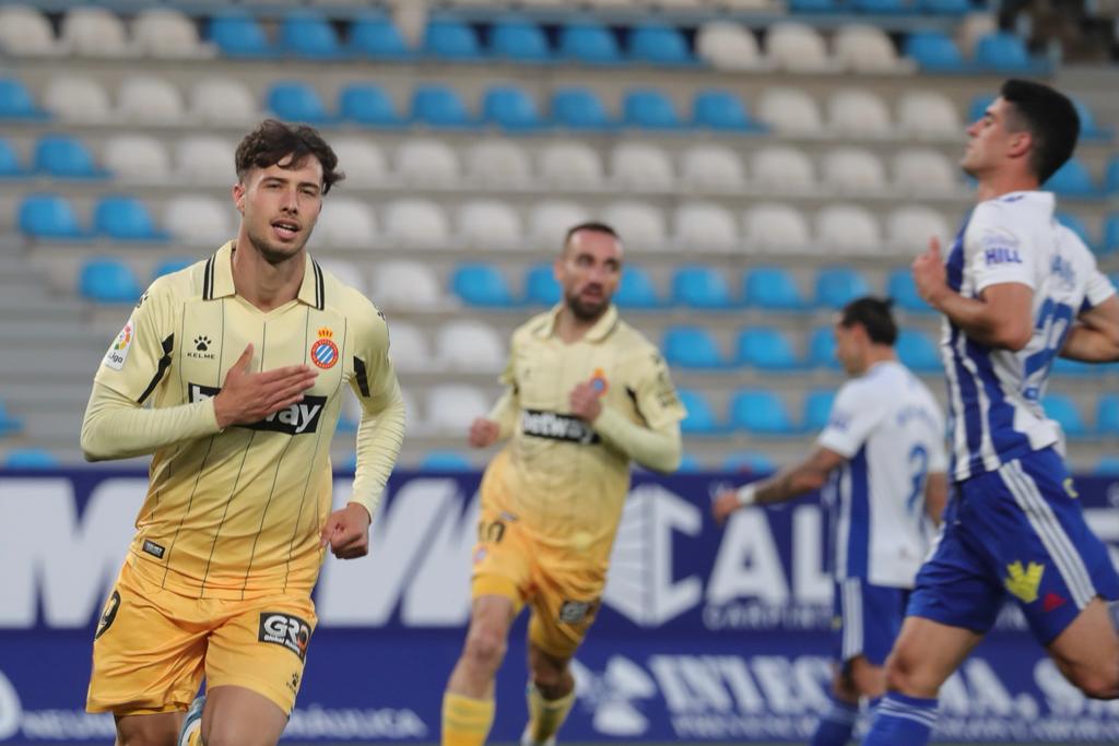 javi Puado, golejador del Ponferradina - Espanyol