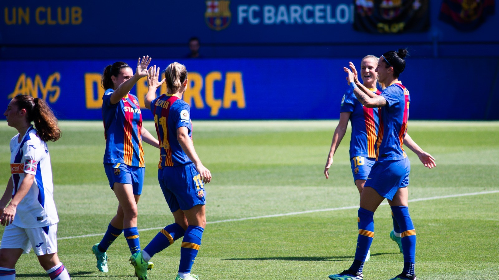 Golejada del Barça a l'Eibar