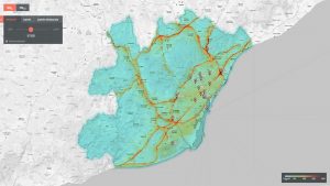 El nou mapa de contaminació en temps real de betevé permet comparar NO2 i PM10