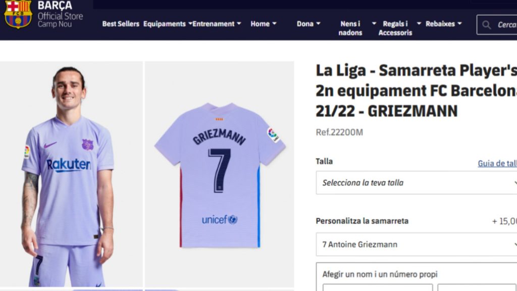 Antoine Griezmann desapareix en la presentació de la segona samarreta del Barça | Leo Messi