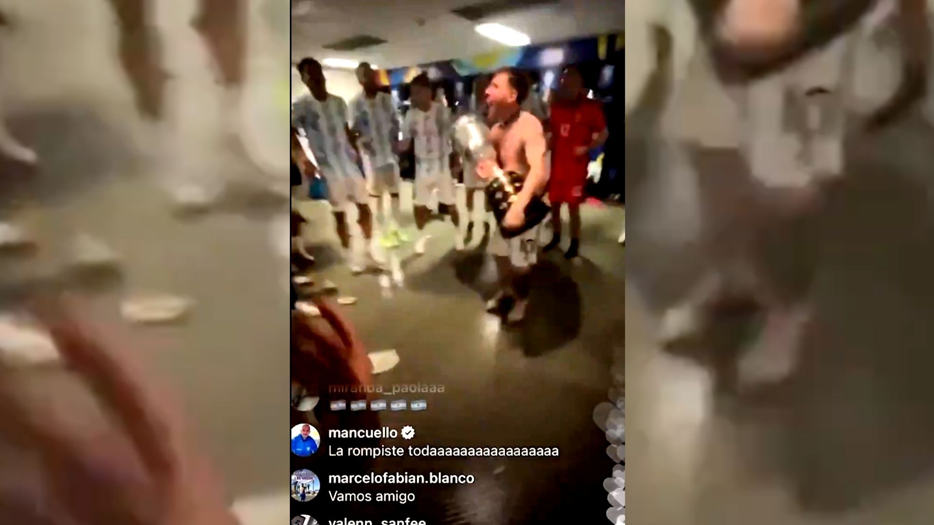 Leo Messi celebració Argentina