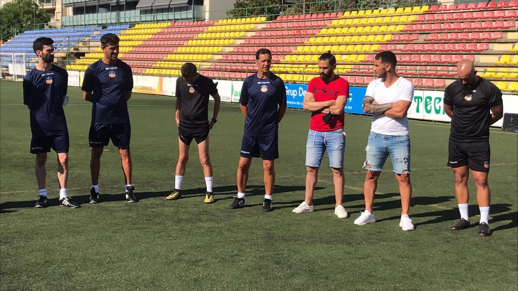 L'equip tècnic de la UE Sant Andreu