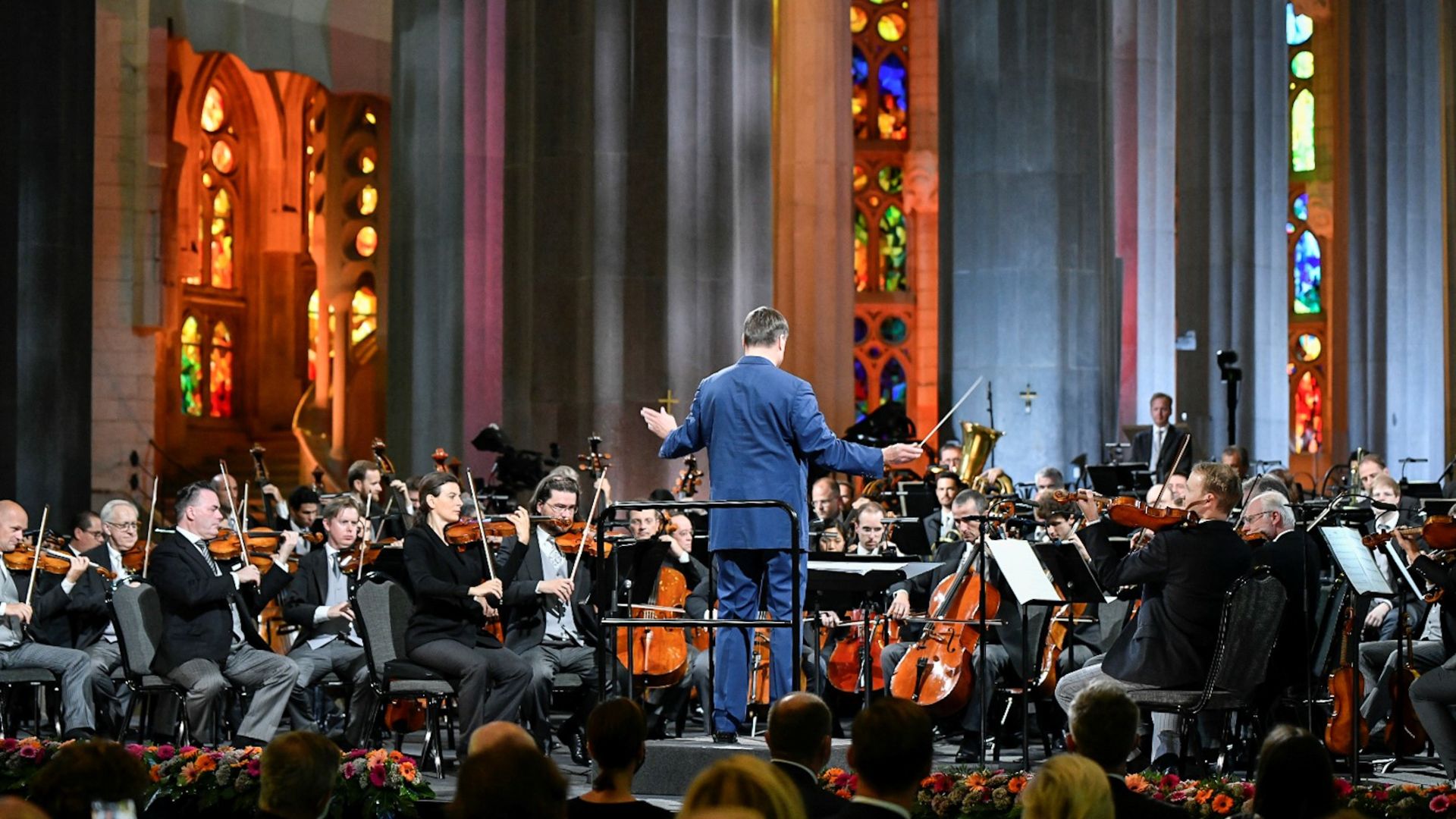 La Sagrada Família, escenari d'un concert de la Filharmònica de Viena