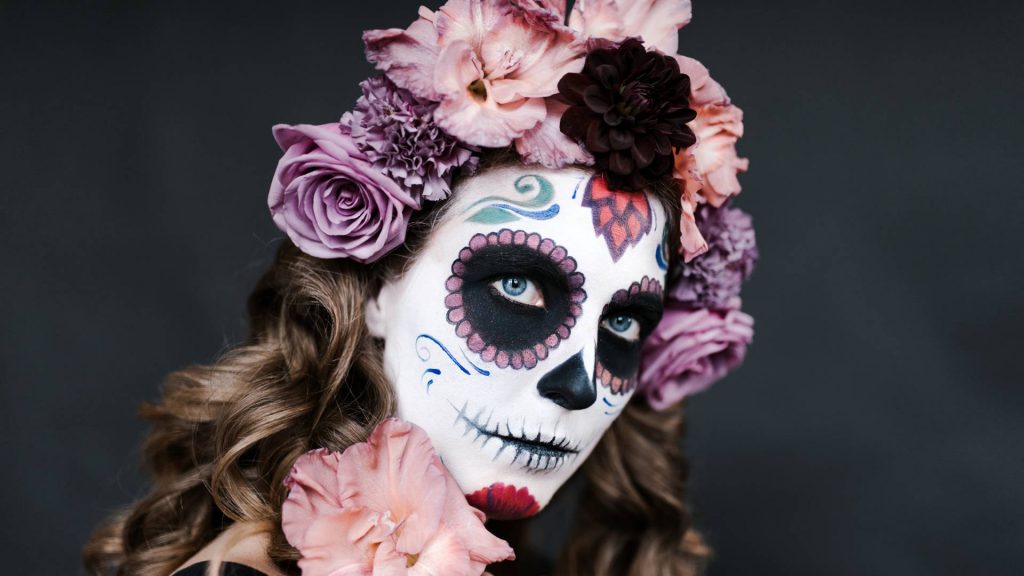 Disfressa de catrina mexicana