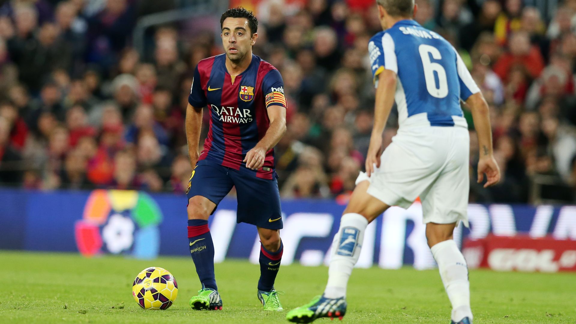 Xavi estadístiques Barça Espanyol