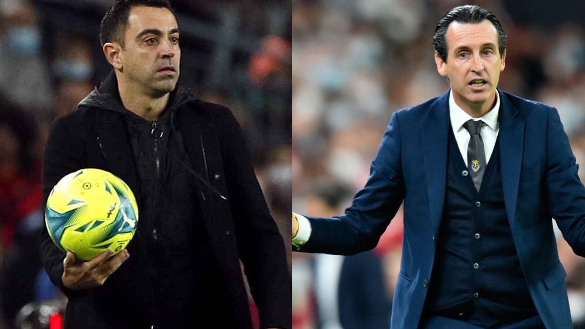 Xavi Hernández i Unai Emery