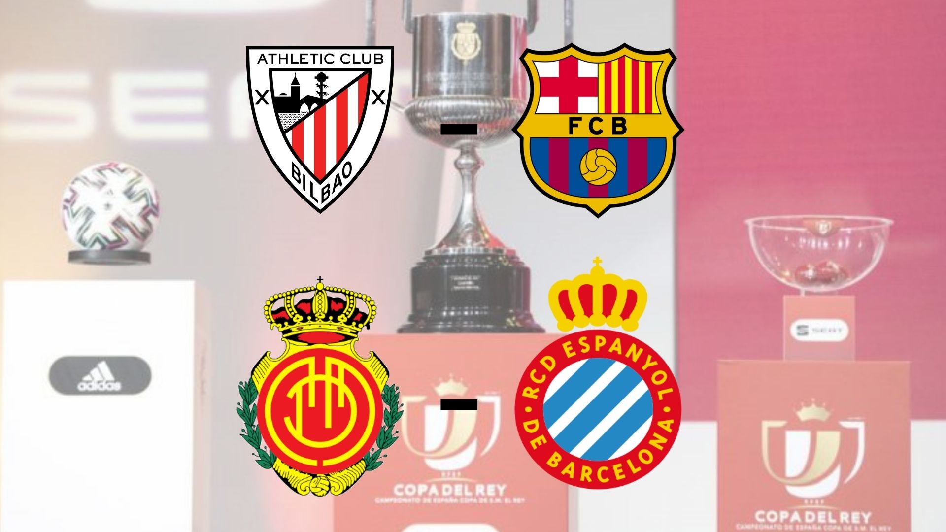 L'Athletic Club i Mallorca, rivals de Barça i Espanyol als vuitens de la Copa del Rei | Copa del Rei