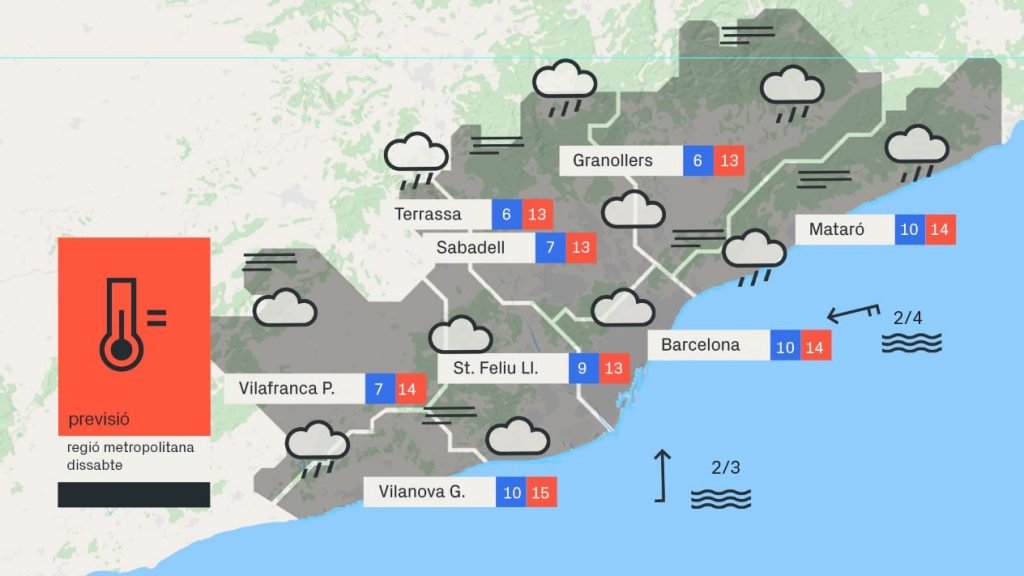 Previsió del temps per a dissabte, 19 de febrer: canvi radical de temps | previsió del temps