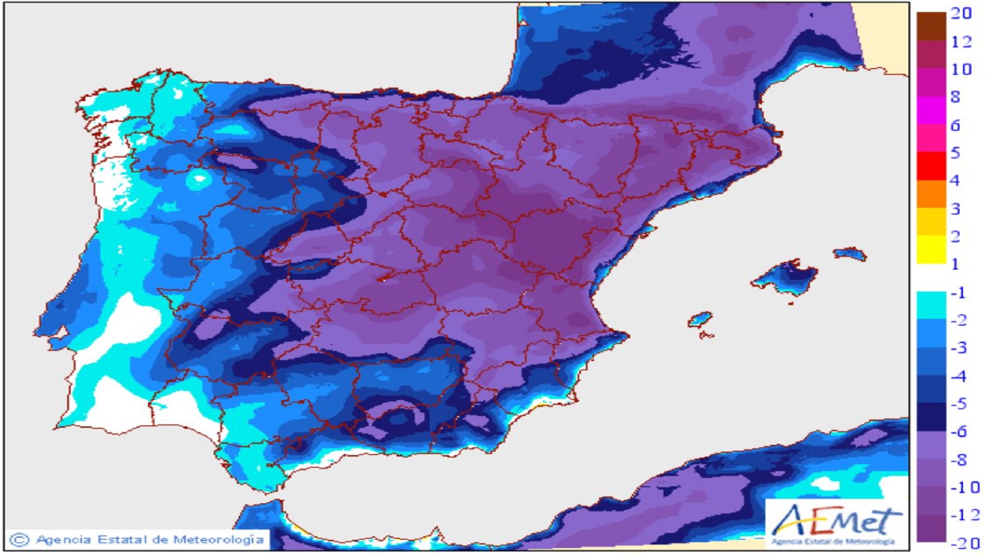 diferència temperatura AEMET