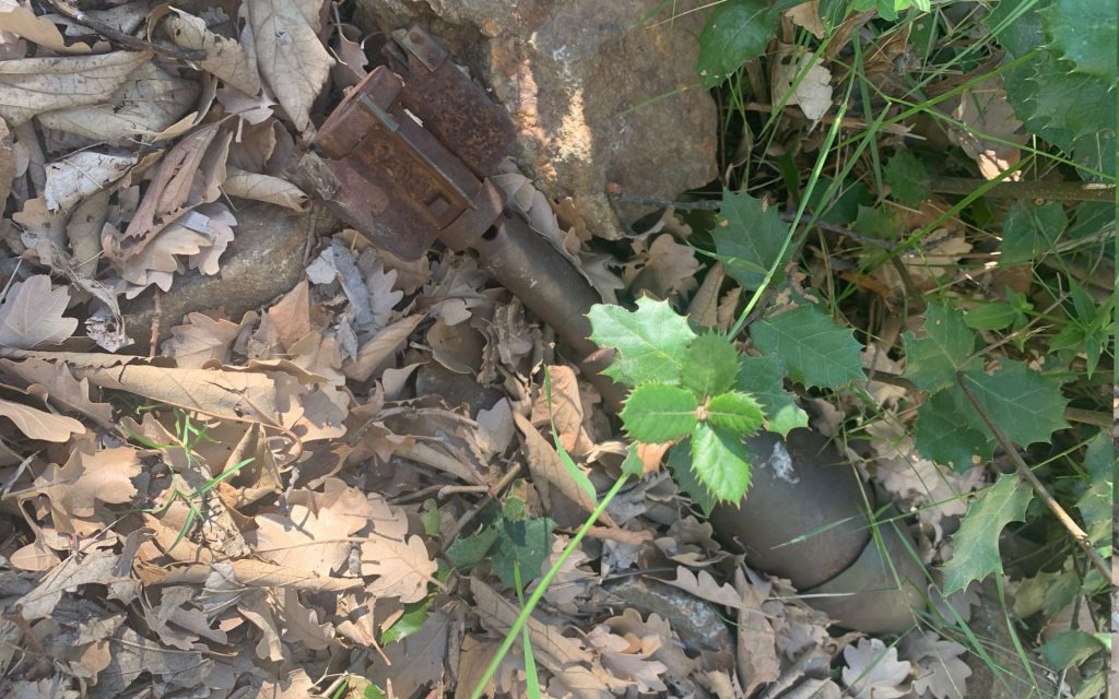 Troben una granada de morter a Collserola, prop del castell de Torre Baró | Mossos d'Esquadra