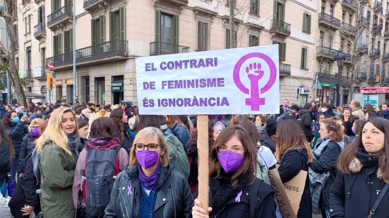 vaga 8 març Barcelona
