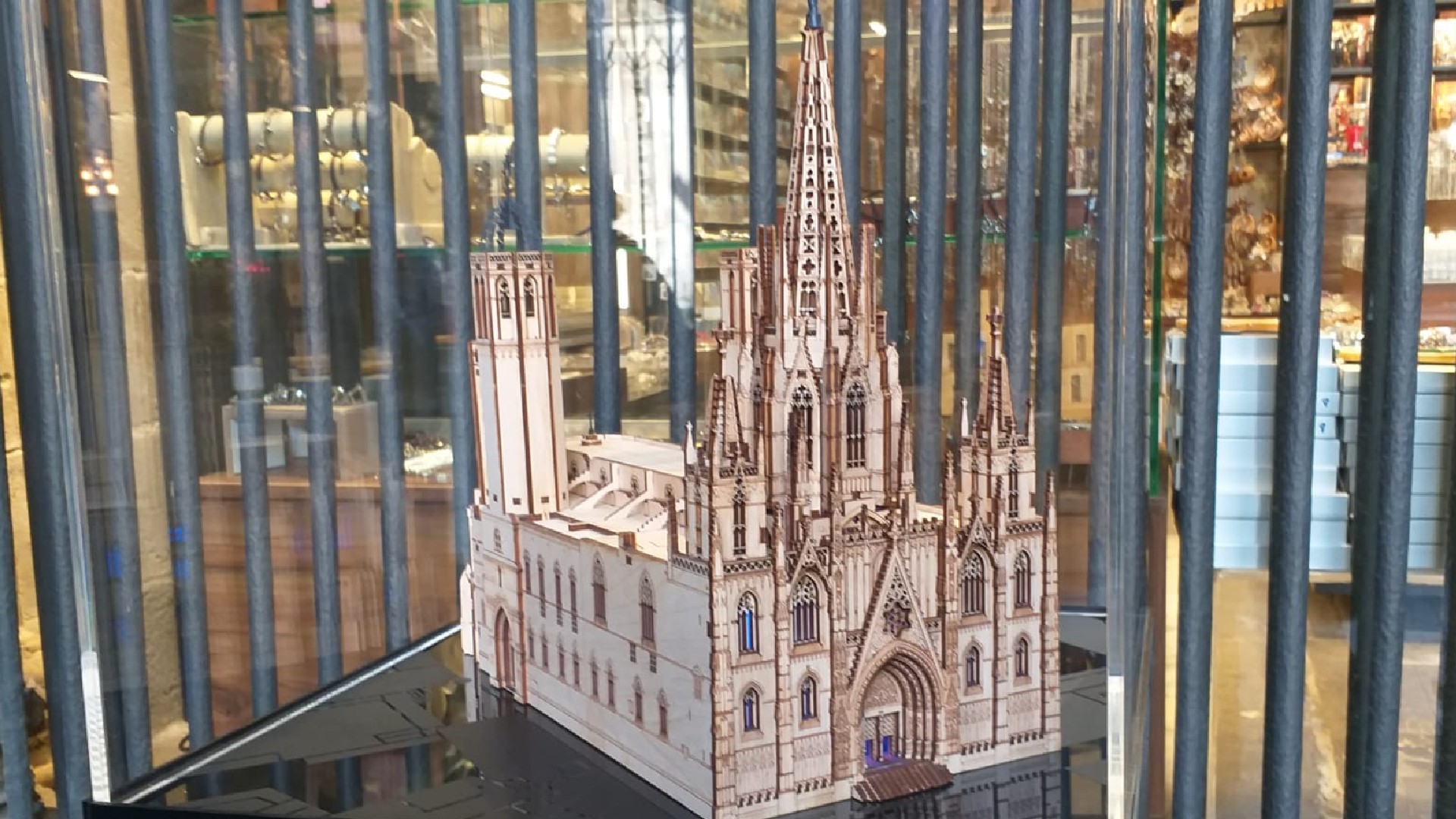 Maqueta de fusta de la catedral