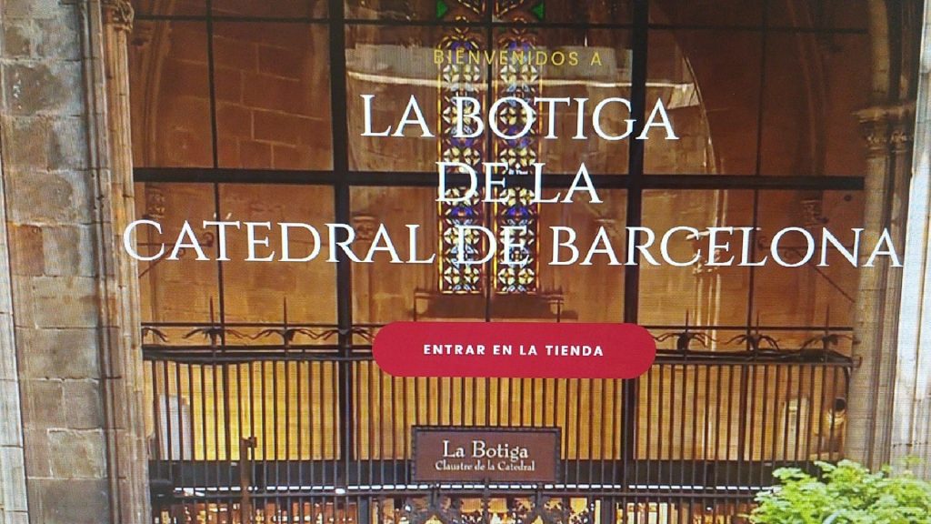 Les vendes en línia, el miracle que salva La Botiga de la Catedral: "No ens entrava ningú" | Catedral de Barcelona, covid