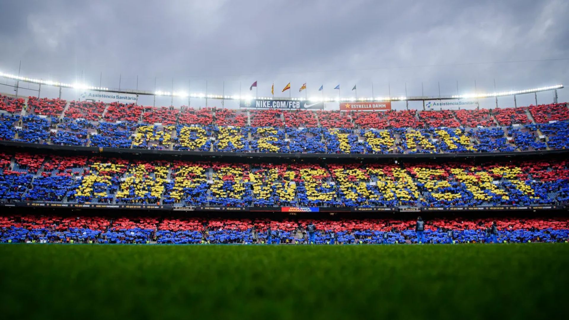 Camp Nou ple femení Champions contra el Reial Madrid