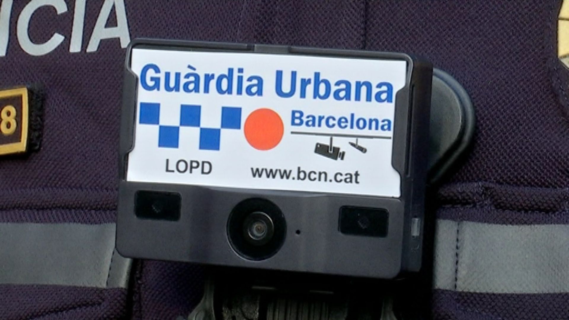 Cámaras en el uniforme de la Guardia Urbana