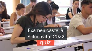 10 preguntes de l’examen de castellà a la Selectivitat 2022: Series capaç d’aprovar-lo? | QUIZ