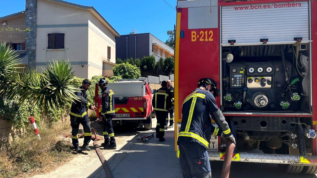 Simulacre incendi forestal Collserola