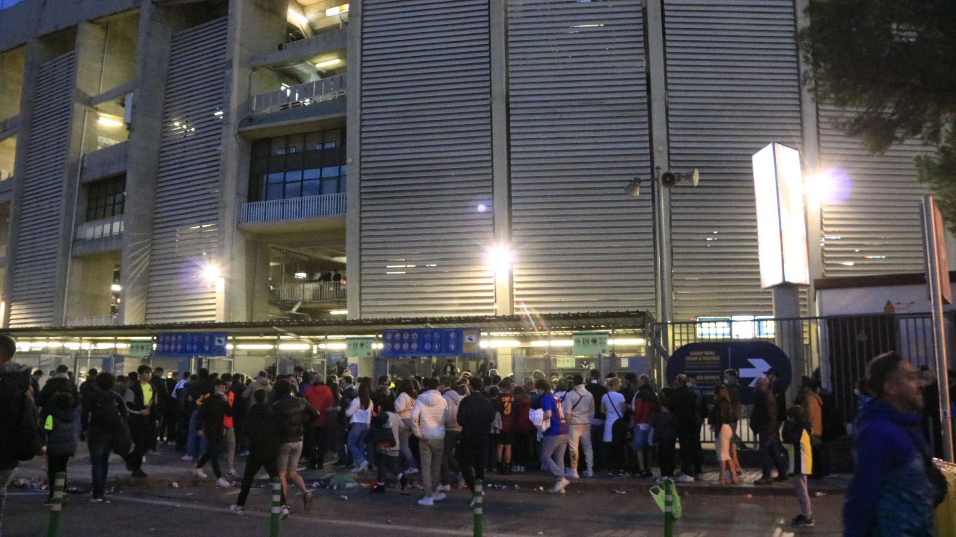 aficionats Eintrach Camp Nou