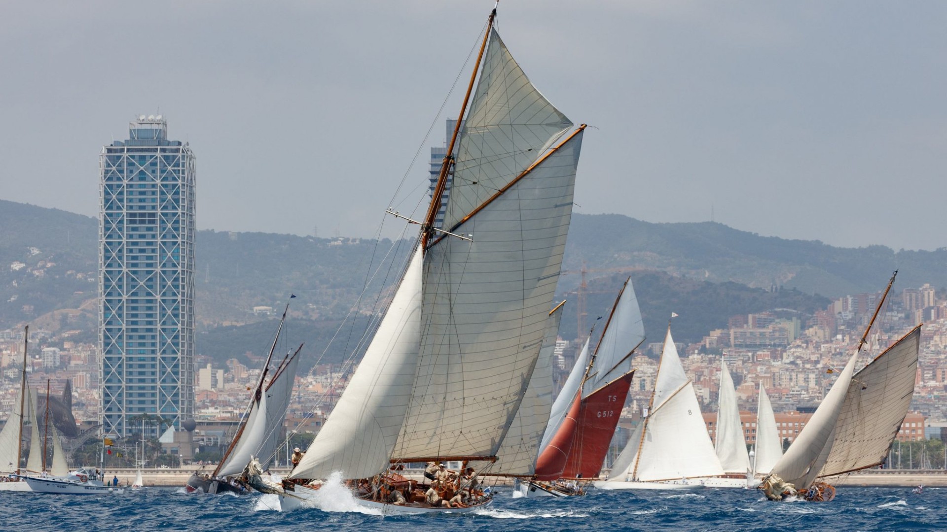 Les grans llegendes de la vela mundial d'èpica i clàssics se citen a la regata Puig Vela Barcelona | vela