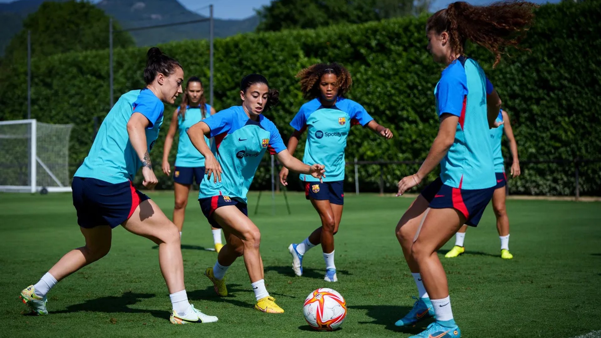 Entrenament del Barça Femení