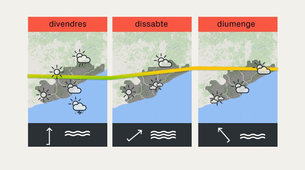 Previsió del temps per a dijous, 29 de setembre: tarda moguda | previsió del temps