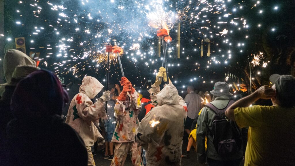 correfoc merce 2024 carrers tallats