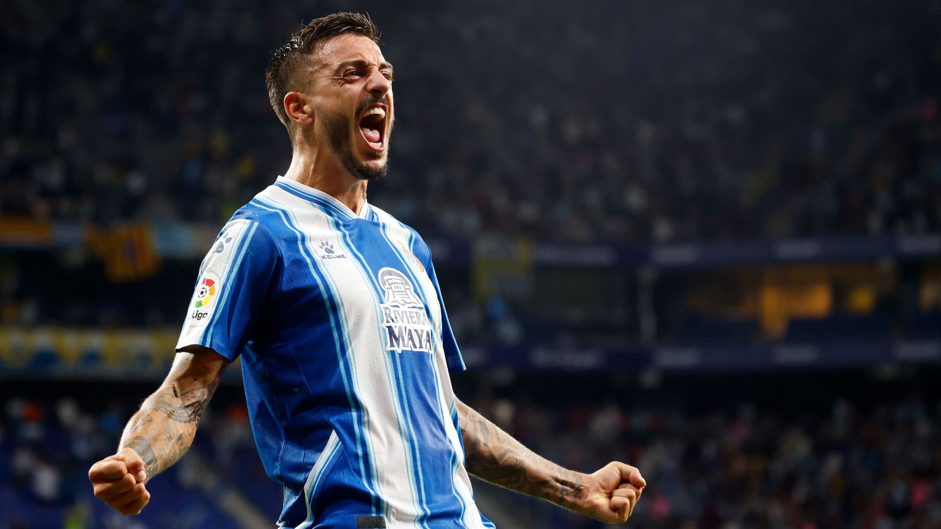Joselu iguala un rècord golejador a l'Espanyol de fa 43 anys
