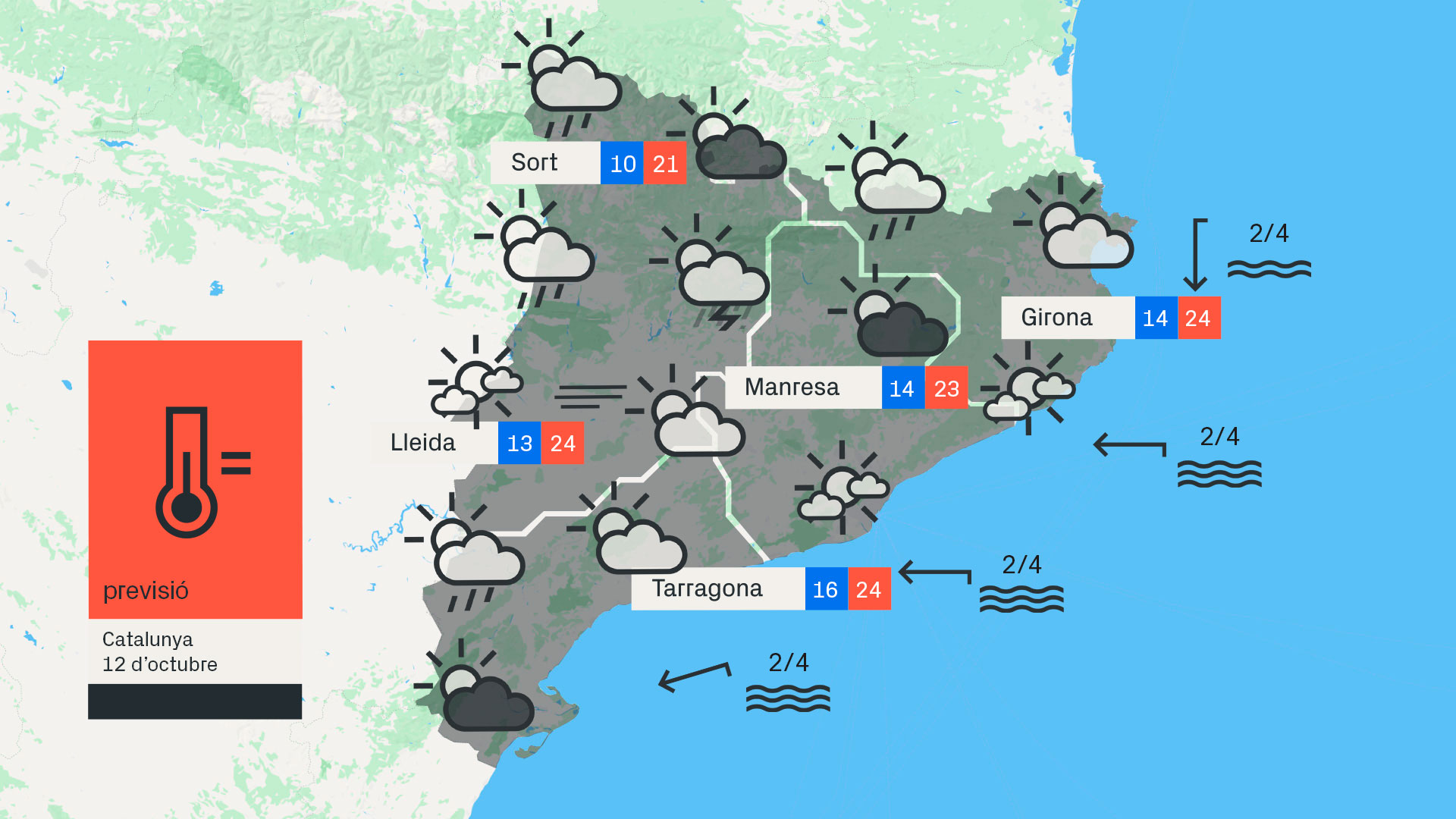 temps 12 octubre dia pilar 2022