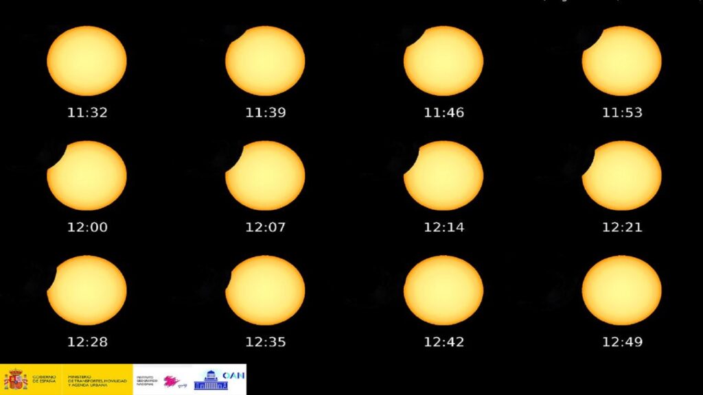 eclipsi parcial sol 25 octubre 2022