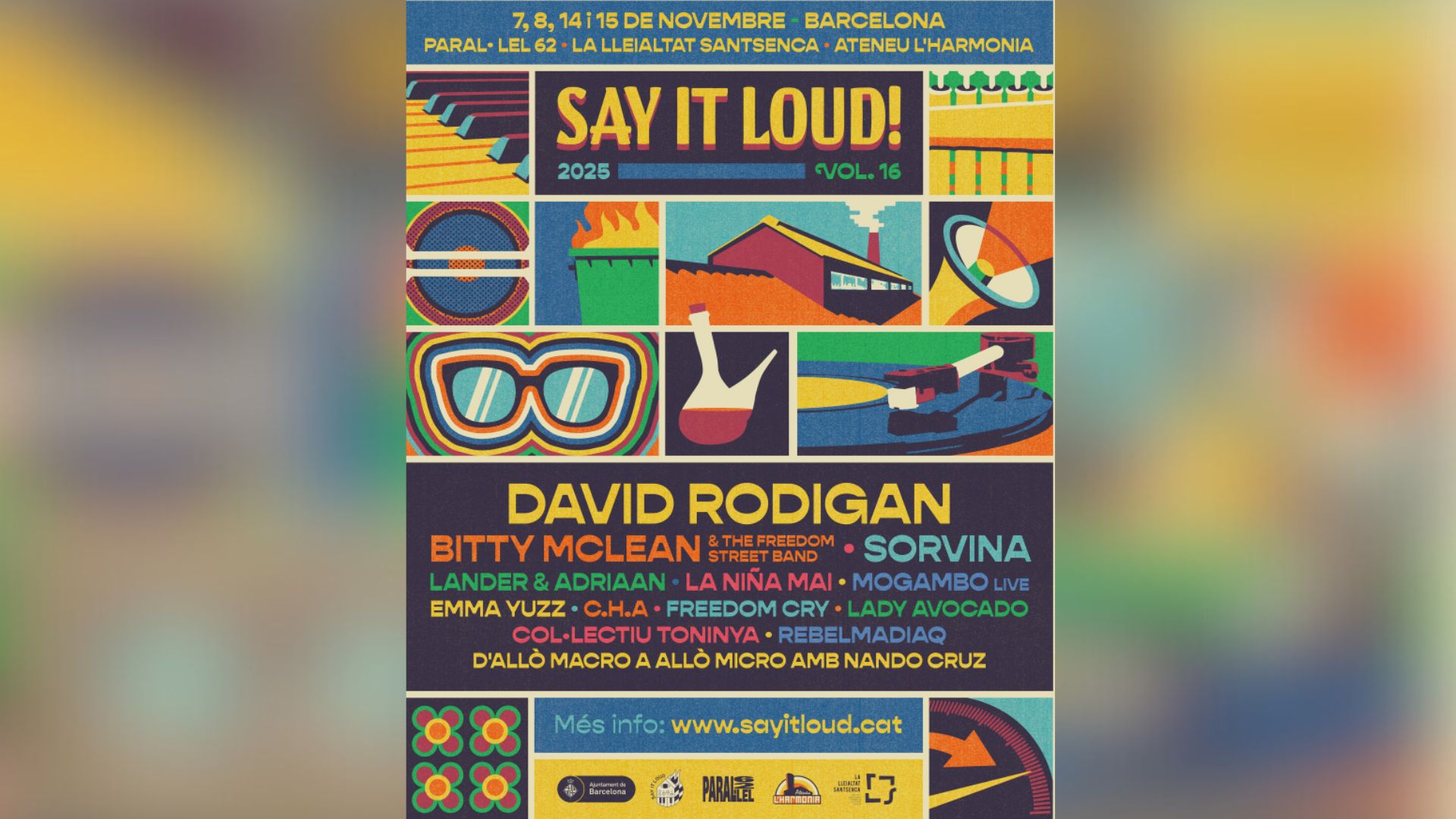 Say it Loud, festival de música cooperativa: dies i programa | agenda del cap de setmana, Fabra i Coats, festival