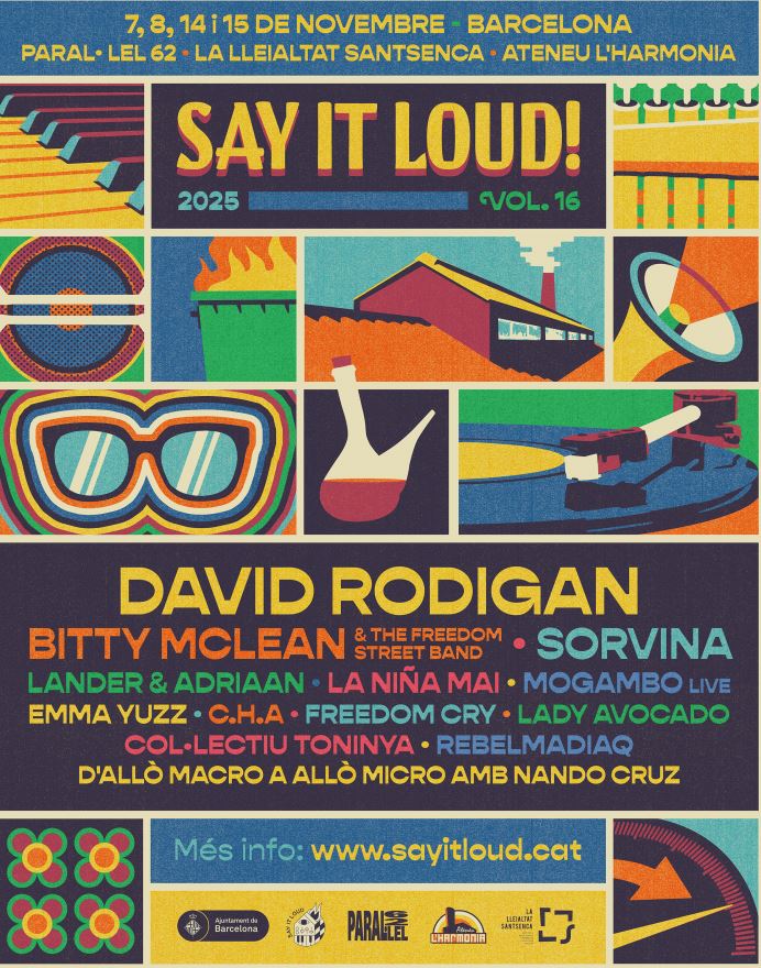 Say it Loud, festival de música cooperativa: dies i programa | agenda del cap de setmana, Fabra i Coats, festival