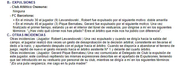 Gerard Piqué insulta greument l'àrbitre Gil Manzano | Gerard Piqué, Primera Divisió