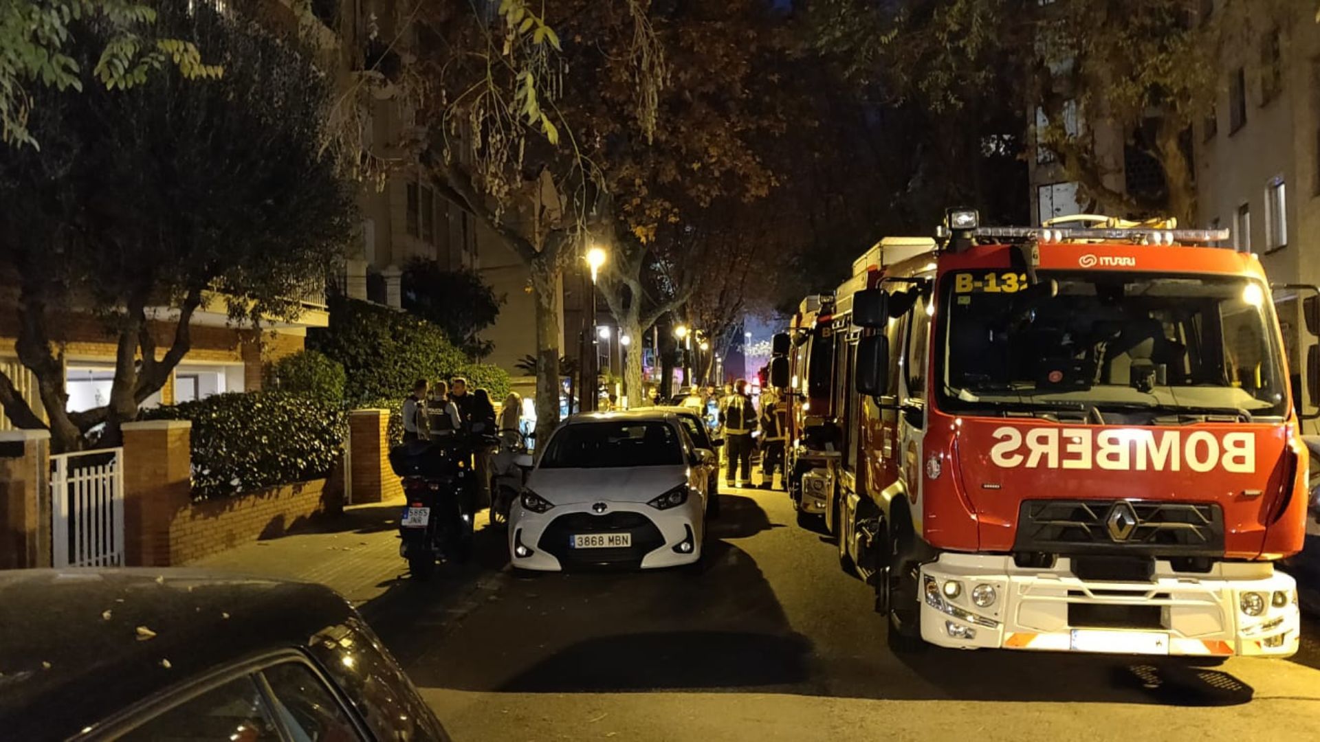Explosió de gas sense ferits a les Tres Torres | Bombers de Barcelona, gas