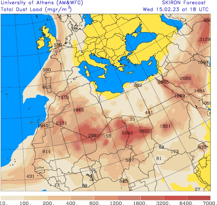 La pols del Sàhara enterbolirà el cel de Barcelona i Catalunya els pròxims dies | Barcelona, contaminació atmosfèrica