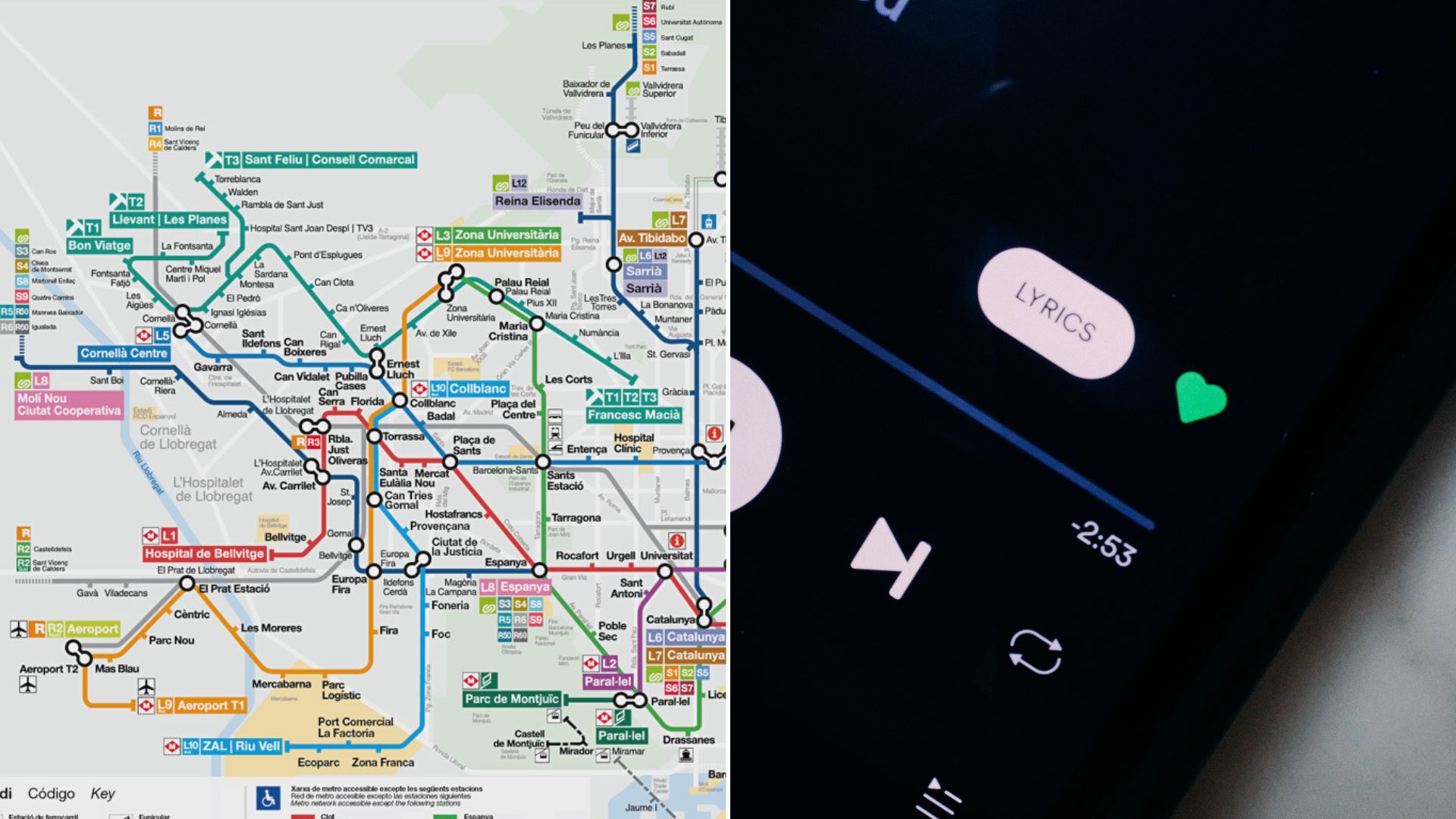 subterrania canço estacions metro barcelona