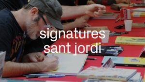 Signatures de Sant Jordi 2026: Cercador de firmes de llibres amb hores i nom dels autors a Barcelona