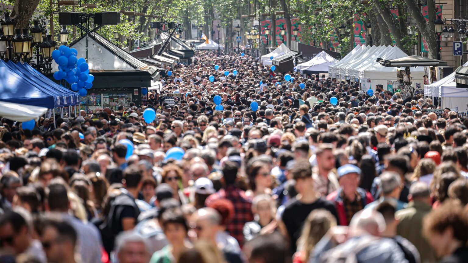 Parades a tota la Rambla pel