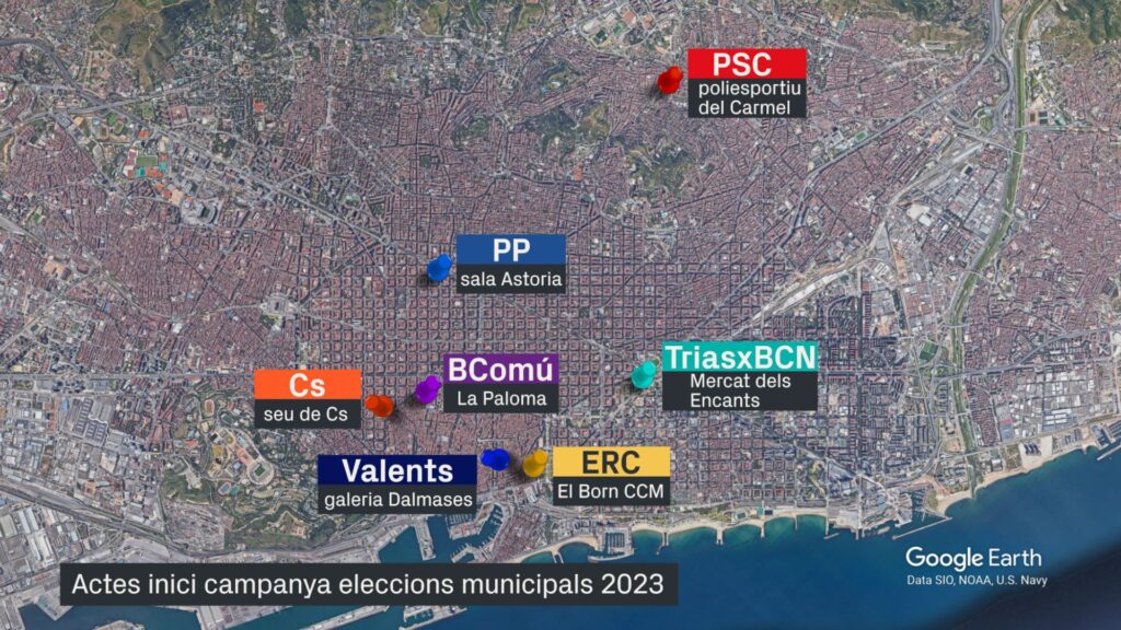 Comença la campanya de les eleccions municipals 2023, les més disputades a Barcelona | campanya electoral, eleccions municipals 2023