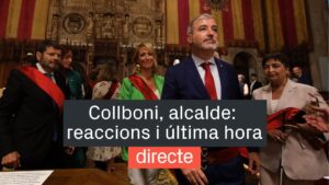 Jaume Collboni, a l’Ajuntament de Barcelona com a nou alcalde: Reaccions a la investidura | DIRECTE