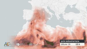 La primavera s’acomiadarà amb una entrada important de pols en suspensió