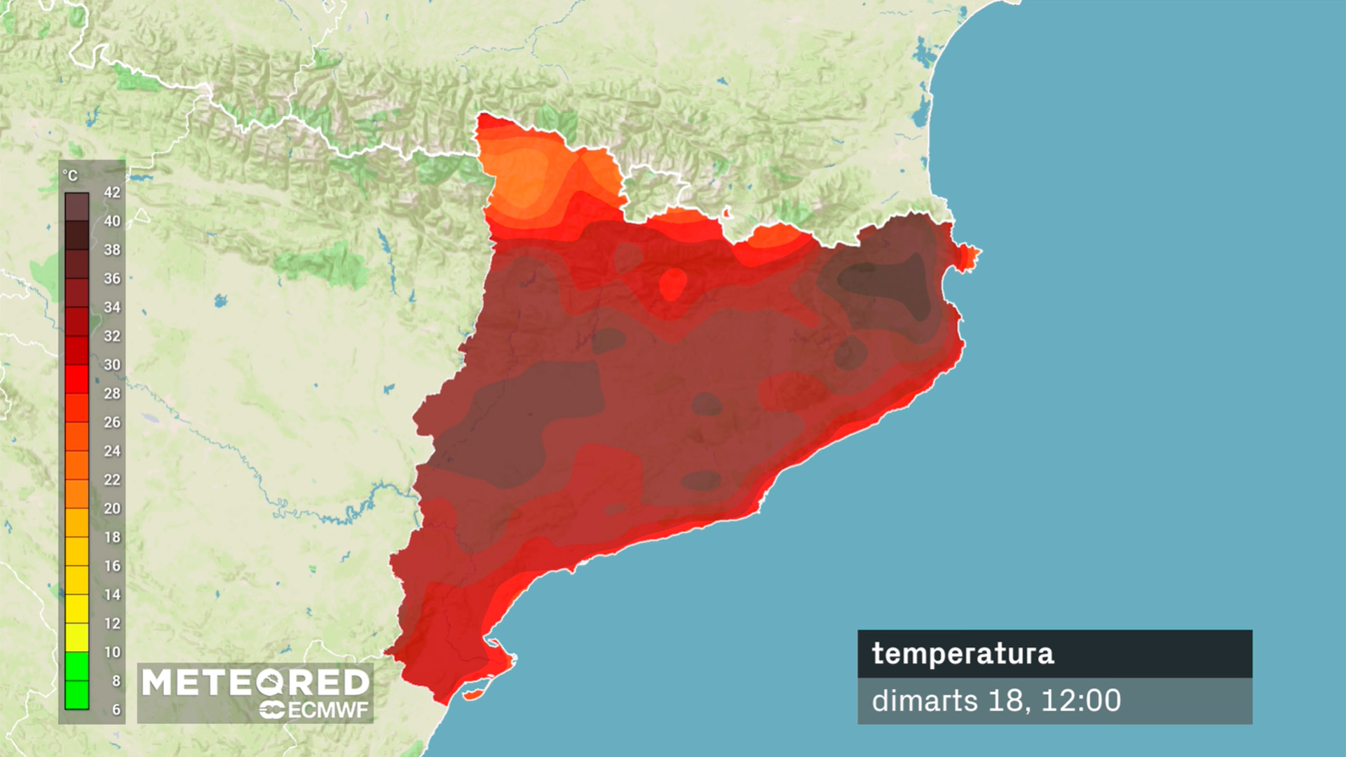 fins on s'enfilarà temperatura 18 juliol