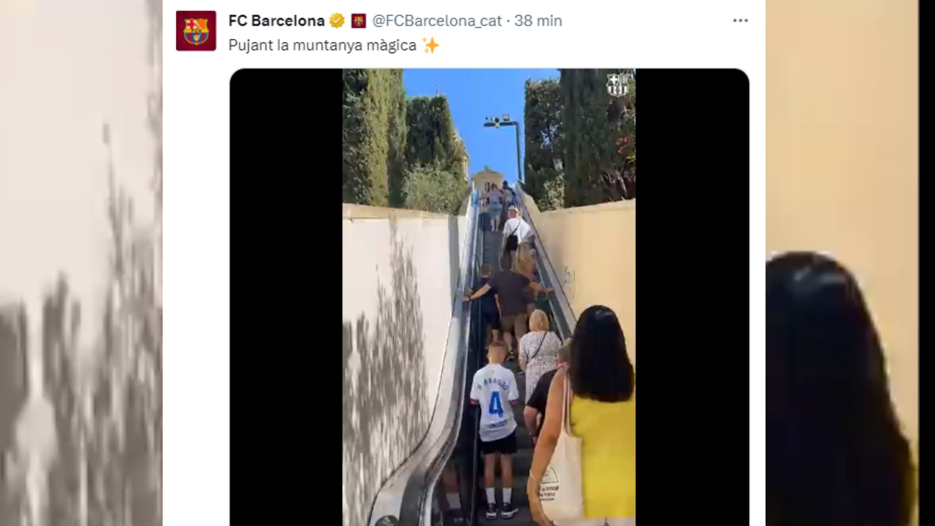 22 segons o 19 minuts: el recorregut a peu fins a arribar a l'Estadi Olímpic per veure el Barça | Estadi Olímpic Lluís Companys, FC Barcelona